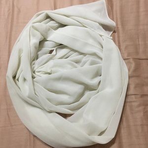 Textured chiffon rectangle hijab scarf